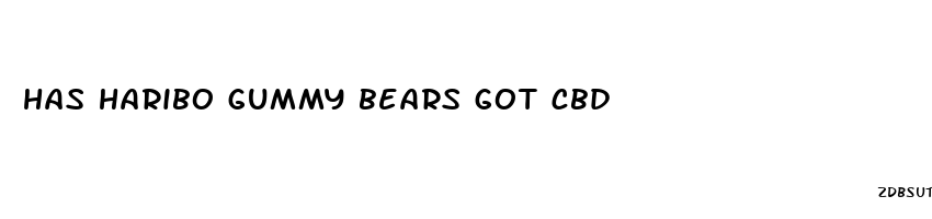 has haribo gummy bears got cbd