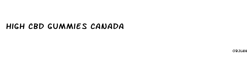 high cbd gummies canada