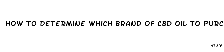 how to determine which brand of cbd oil to purchase for pain