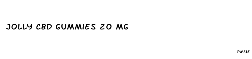 jolly cbd gummies 20 mg