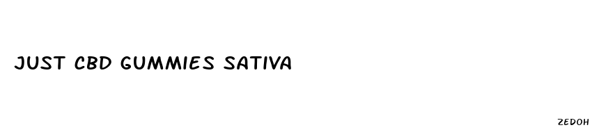 just cbd gummies sativa