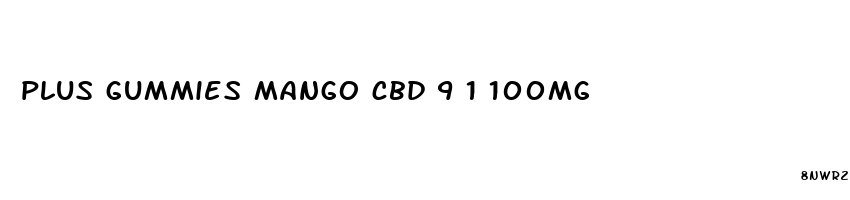 plus gummies mango cbd 9 1 100mg