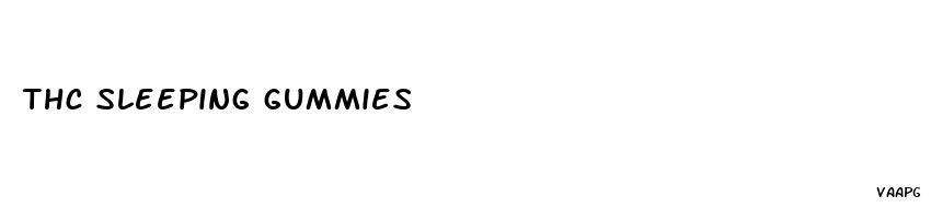thc sleeping gummies