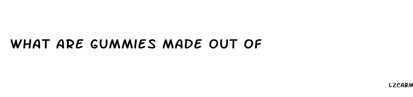 what are gummies made out of