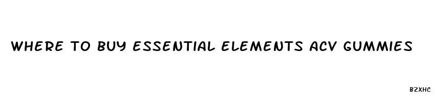 where to buy essential elements acv gummies